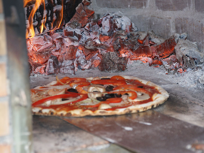 Woodfired pizzas